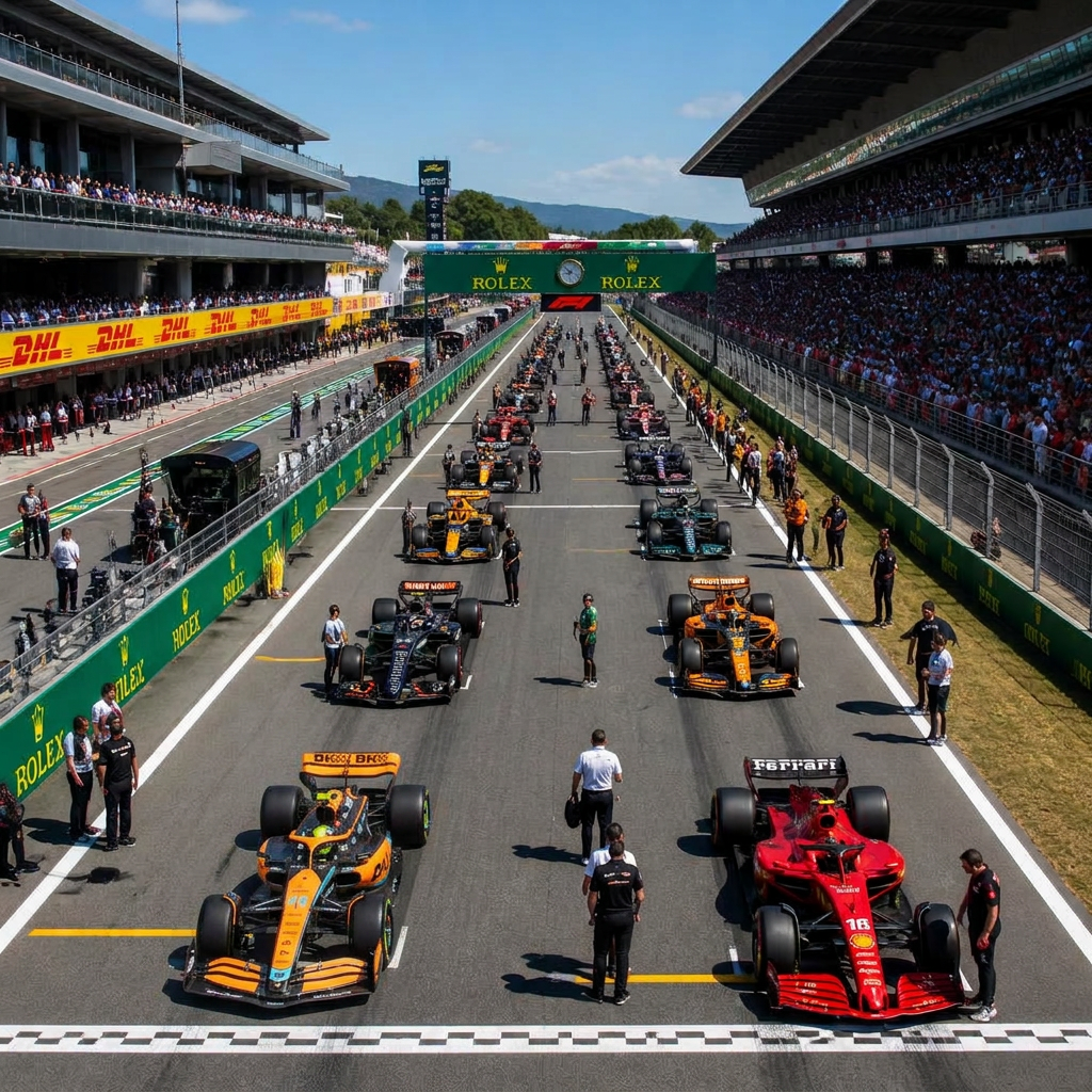 Selected rounds of the season — Silverstone · Spa · Suzuka · Interlagos · Abu Dhabi